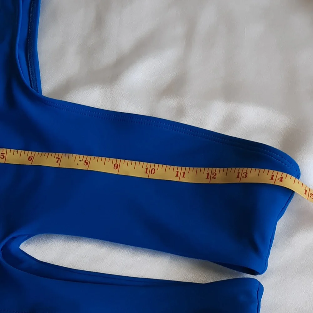 Zaful Bathing suit top.  Size 6. (M) Blue.  Slots for padding (not inclu… - Picture 3 of 10